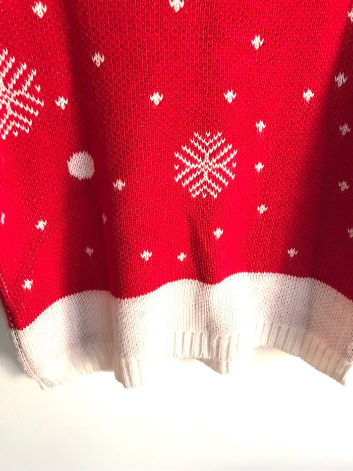 Pull de Noël avec un renne et flocons de neige taille unique neuf jamais porté - photo numéro 8