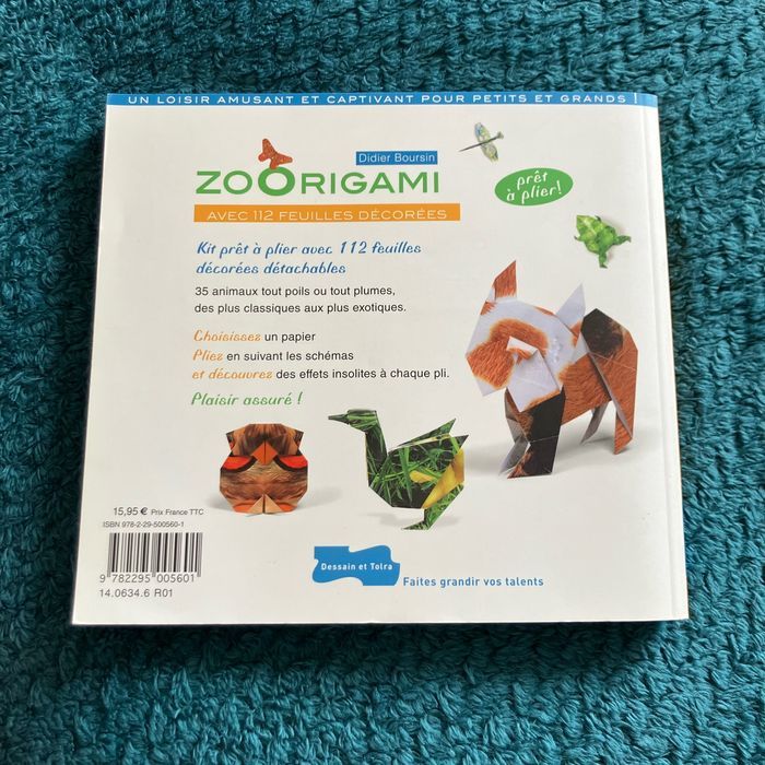 Livre origami Zoorigami - photo numéro 2