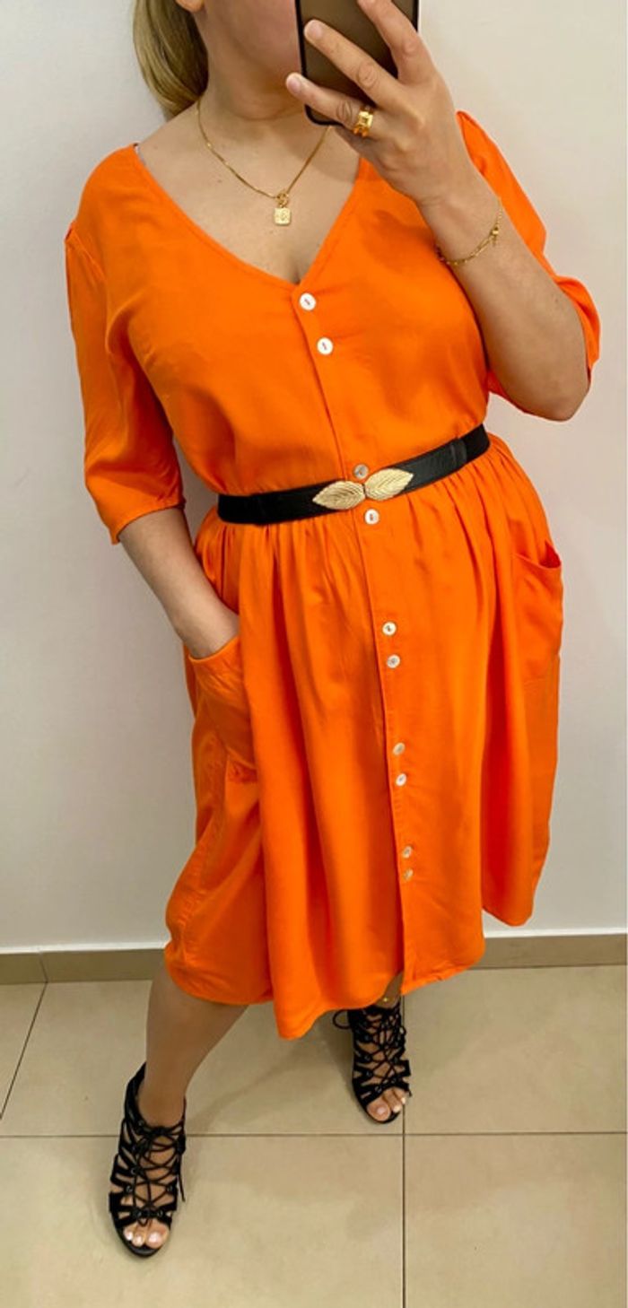 Jolie Robe D’été Kiabi Fluide Taille 40 - photo numéro 3