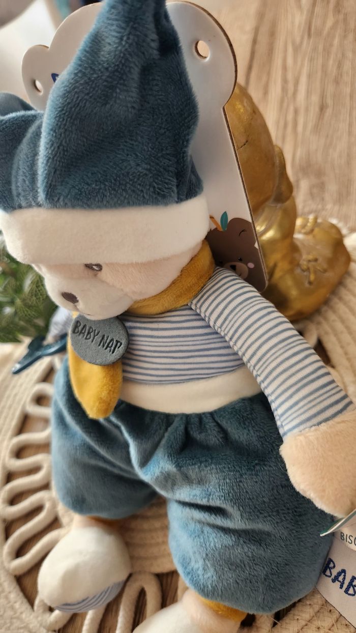 Doudou bébé Ours Baby Nat Neuf - photo numéro 8