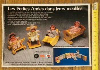 Ancienne petite publicité plastifiée poupées El greco Vintage