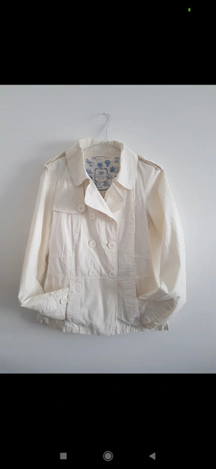 Veste mi saison blanche neuve