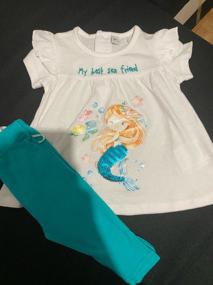 Ensemble fille 3 mois - photo numéro 2