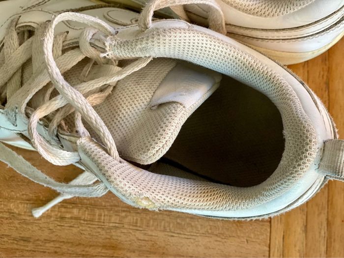 Baskets cuir blanches Nike Court Borough Low2, 37 1/2 - photo numéro 11