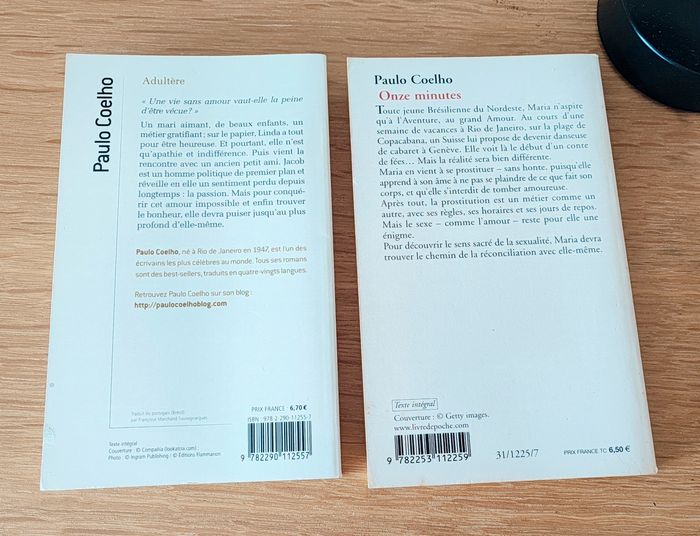 📚 Adultère + Onze minutes - Paulo Coelho 📚 - photo numéro 2