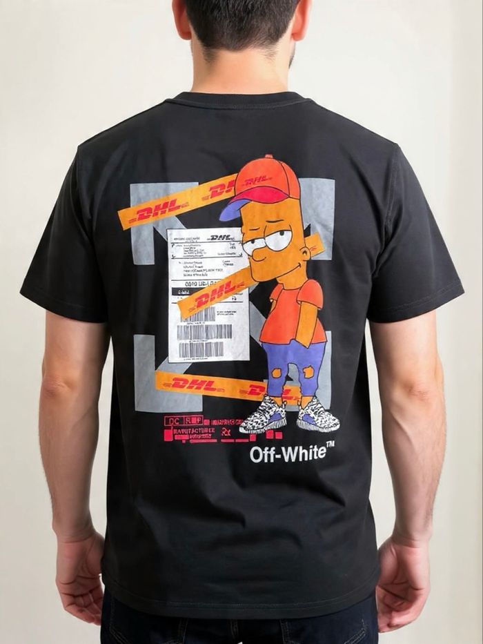 T shirt Offwhite Simpsons - photo numéro 2