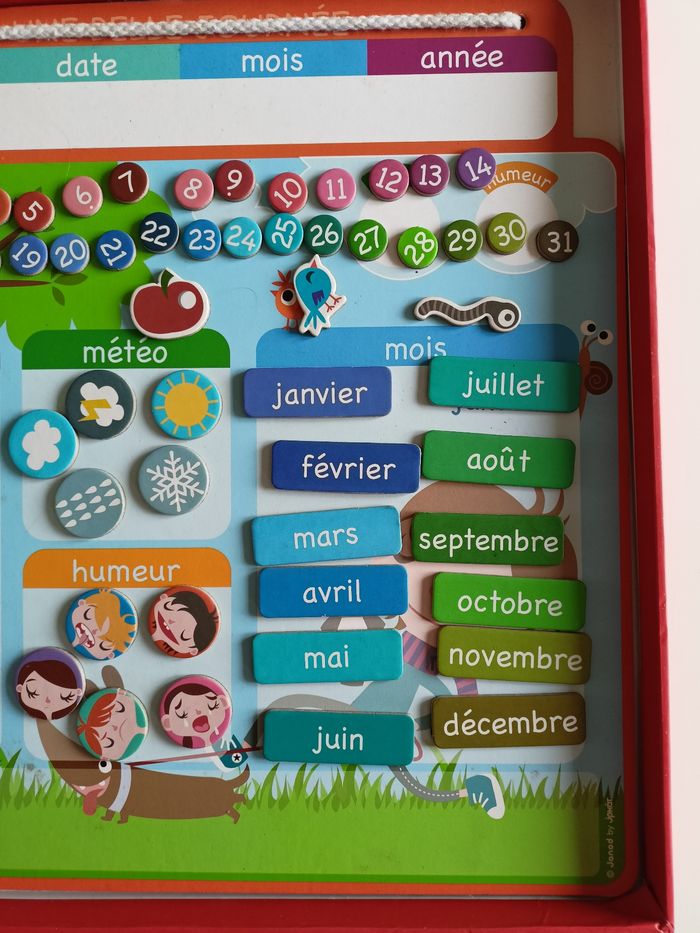 Agenda magnétique une belle journée janod - photo numéro 5