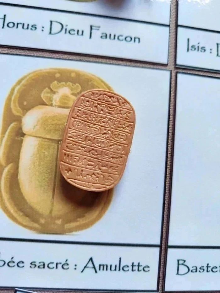 Kit cartes de nomenclature Egypte Antique Montessori - photo numéro 4