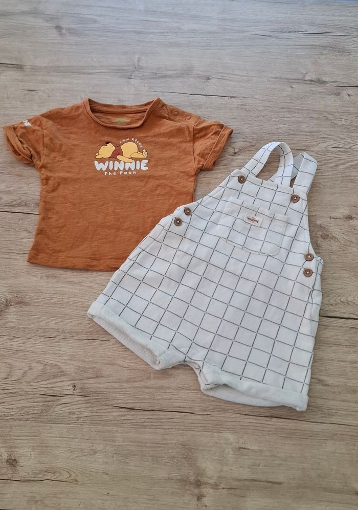 Ensemble salopette + t-shirt