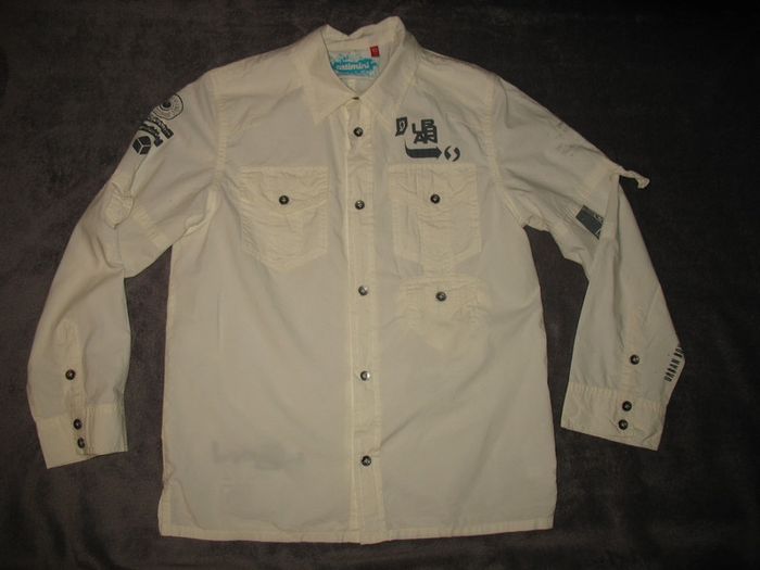 CHEMISE ML ÉCRU GARÇON "CATIMINI" - 10 ANS - n°04