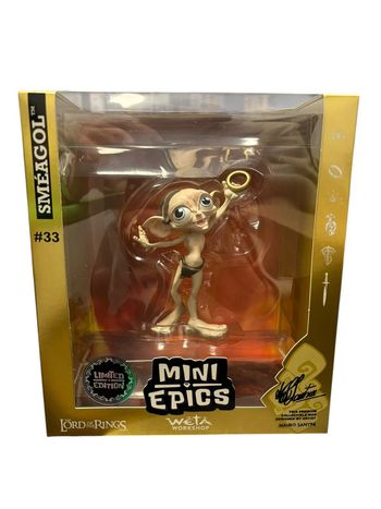 Figurine Mini Epics The Lord Of The Rings Smeagol Limited édition 33 Weta Workshop neuf