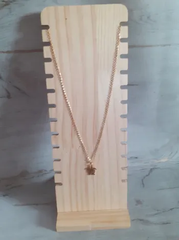 Collier tortue dorée