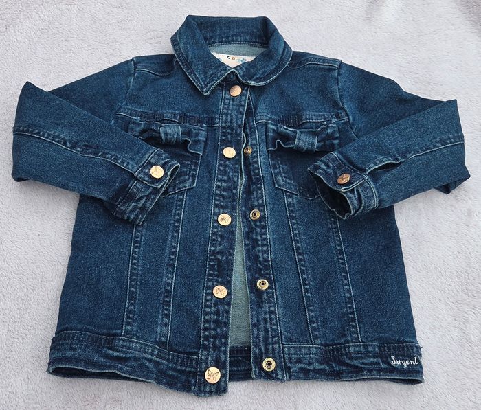 Veste en jean 3 ans sergent major - photo numéro 1