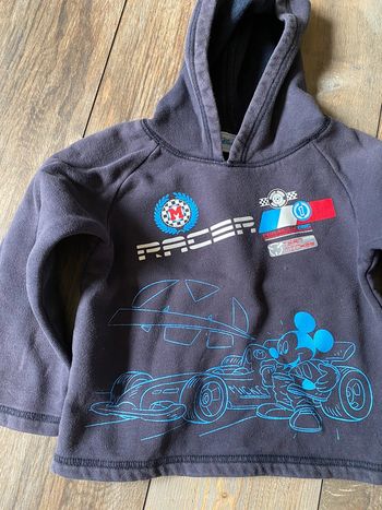 Sweat capuche Disney Mickey 5 ans bleu marine