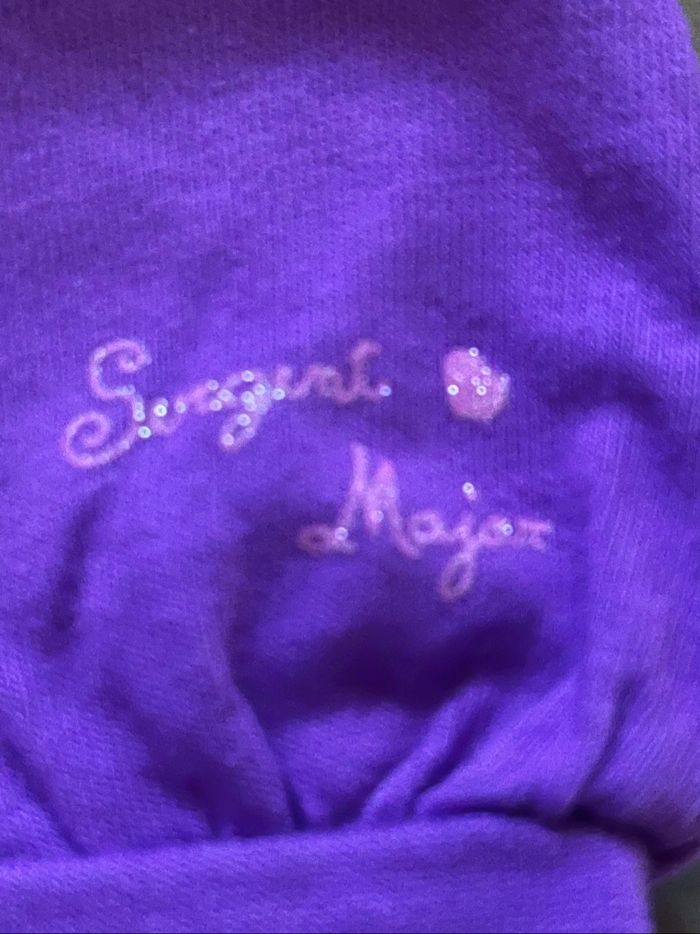 Ensemble short/teeshirt mauve Sergent Major 18 mois - photo numéro 4