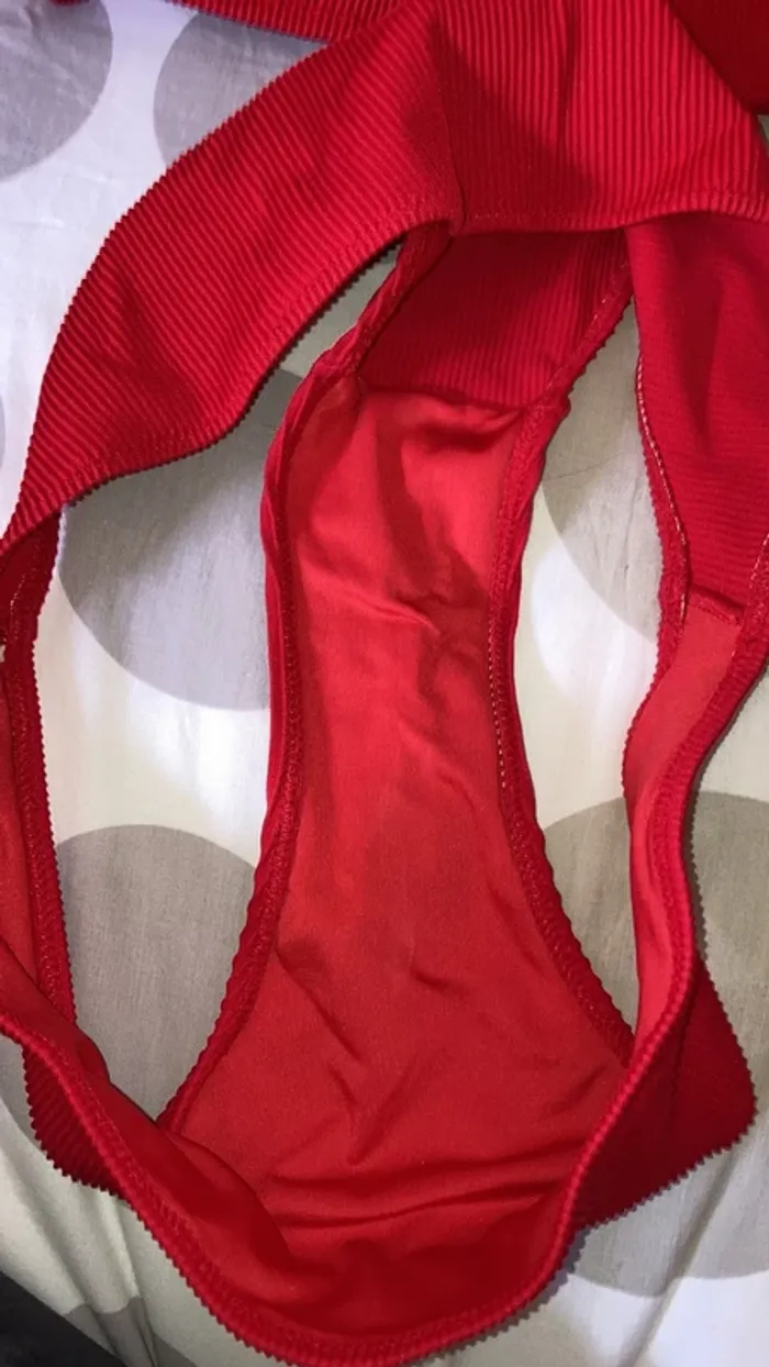 maillot de bain rouge - photo numéro 3