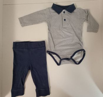 Ensemble body manches longues pantalon