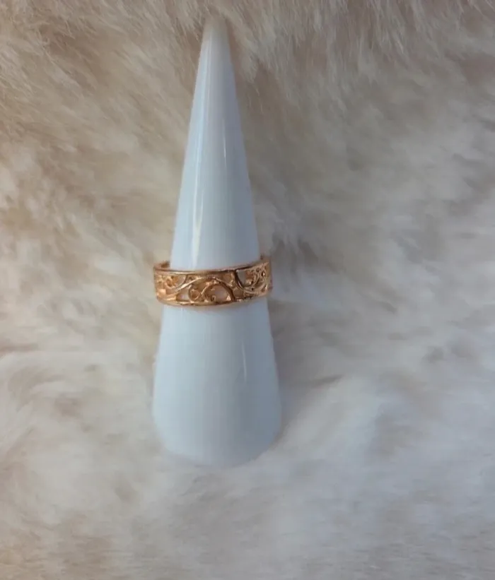 Bague fantaisie dorée style bohème chic