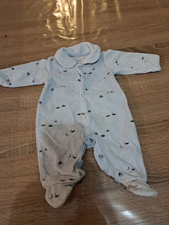 Pyjama bleu clair Absorba taille naissance
