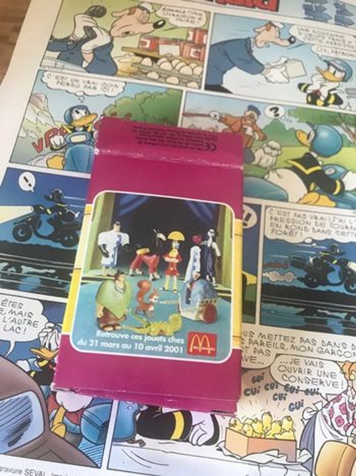jeu de cartes de construction de château jamais utilisées avec journal de mickey vintage 03/2001 - photo numéro 20