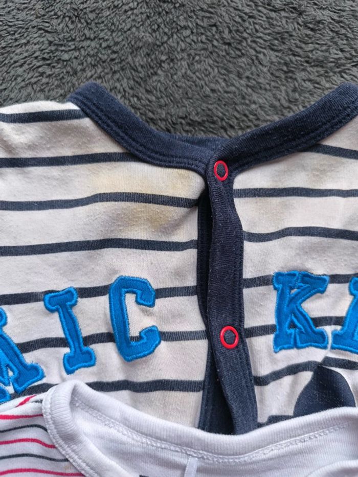 Lot de 2 pyjamas légers à rayures - photo numéro 3