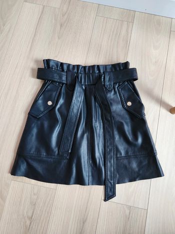 Jupe cuir