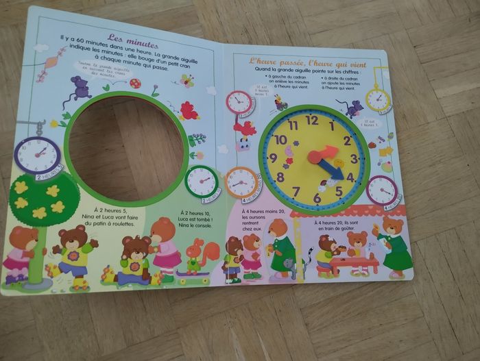 Livre Apprends-moi l'heure de MFG éducation - photo numéro 2