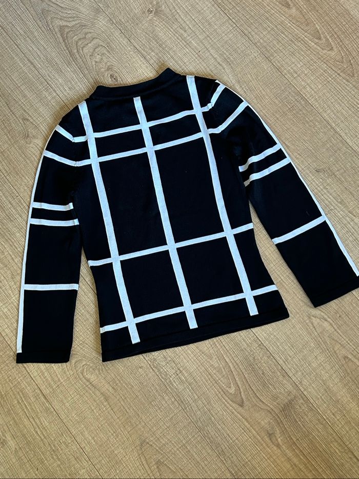 Pull noir et blanc avec manches 3/4 Morgan taille XS jamais porté - photo numéro 8