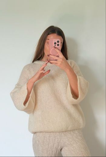 Pull - Ecru - Fluffy - Cocooning - Automne 