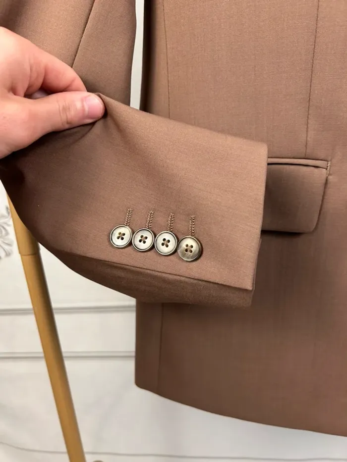 Blazer Devred en laine Marron T.46 Neuf - photo numéro 4
