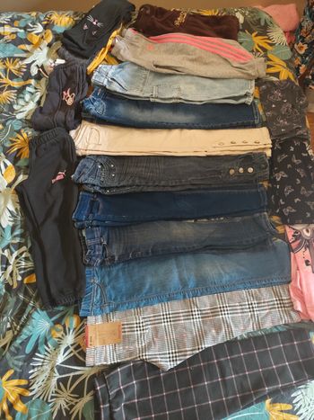 Lot pantalons filles