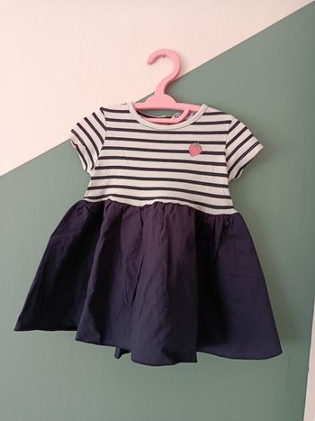 Robe manche courte