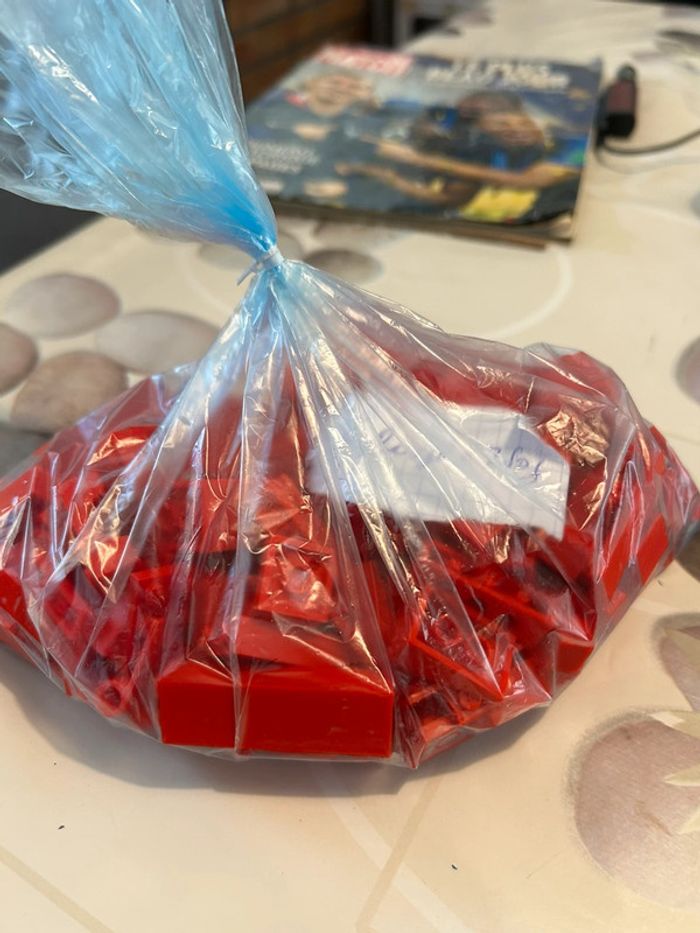 Lot de lego rouge