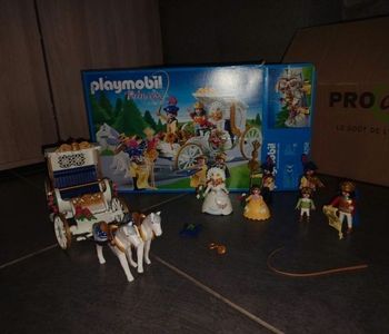Boite de Playmobil 4258 complet calèche de mariage 💒 royale.
