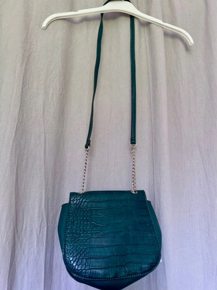 Petit sac à bandoulière couleur vert - Etam - photo numéro 8