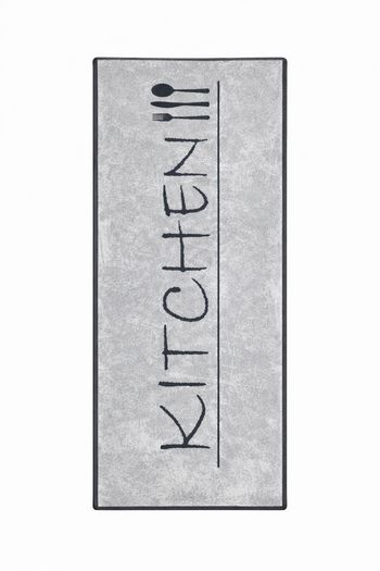 Grand tapis de cuisine 60x200 cm.
Motif Kitchen avec couverts.