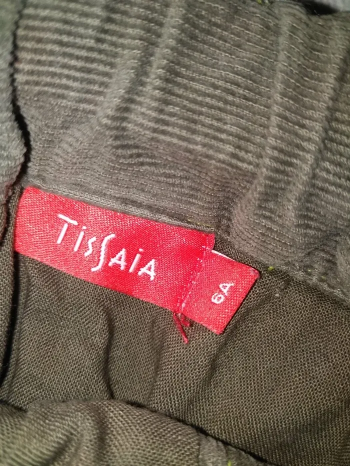 Jupette Fille Velours Kaki Tissaia - photo numéro 2