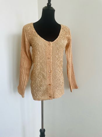 🌸 Gilet. Femme. Taille 42/44. Beige. Marque 1/2/3.Neuf.