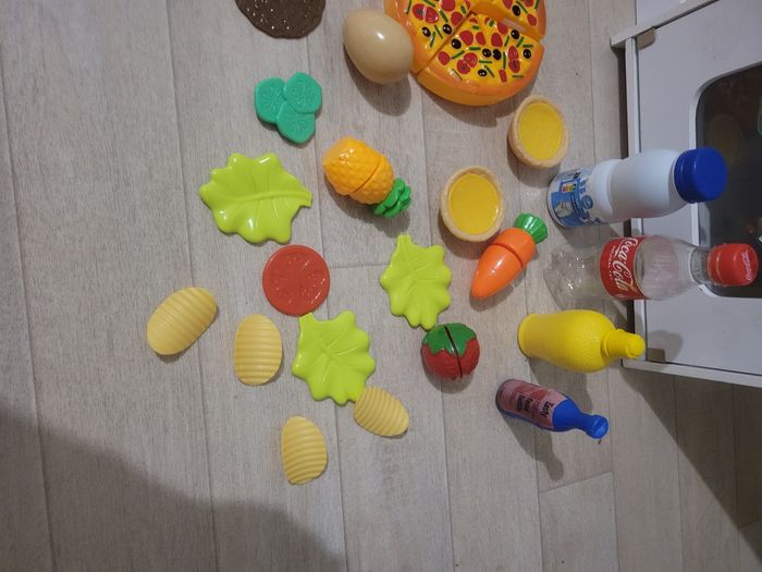 Cuisinière en bois avec accessoires - photo numéro 8