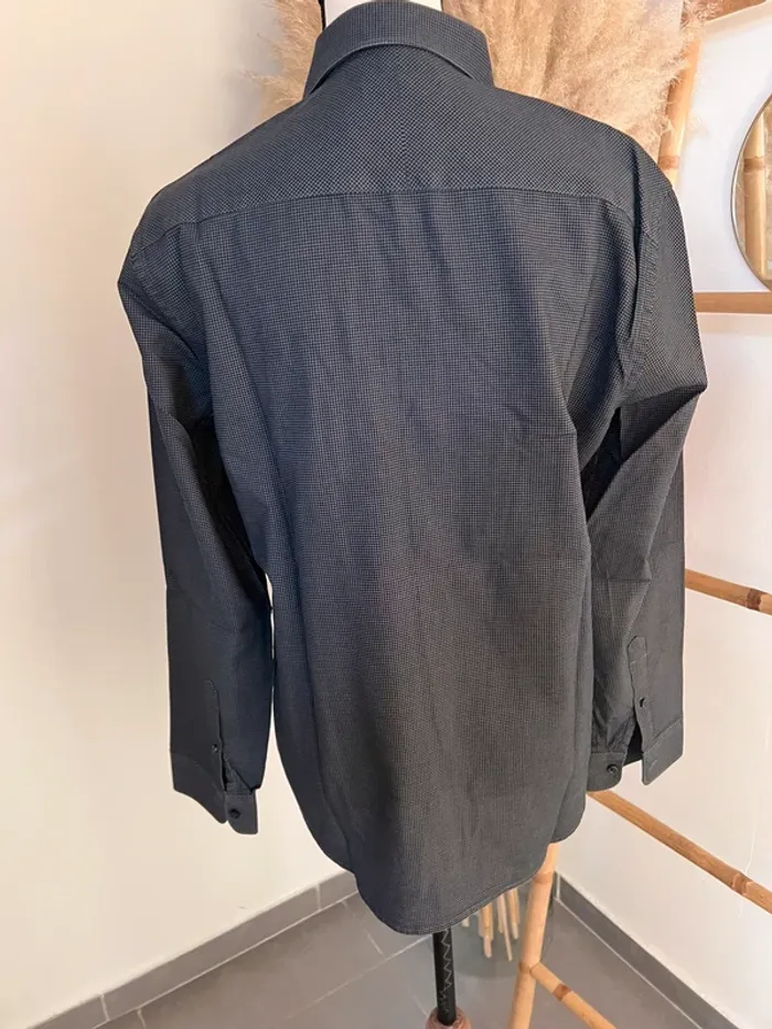 Chemise à carreau noir et gris - photo numéro 4
