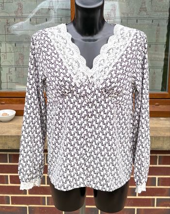 🤍 Blouse fluide Emma Ella – Taille 36 (S)