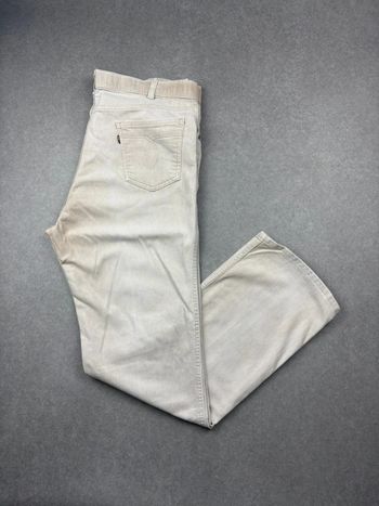 Jean pantalon coupe droite levis blanc crème