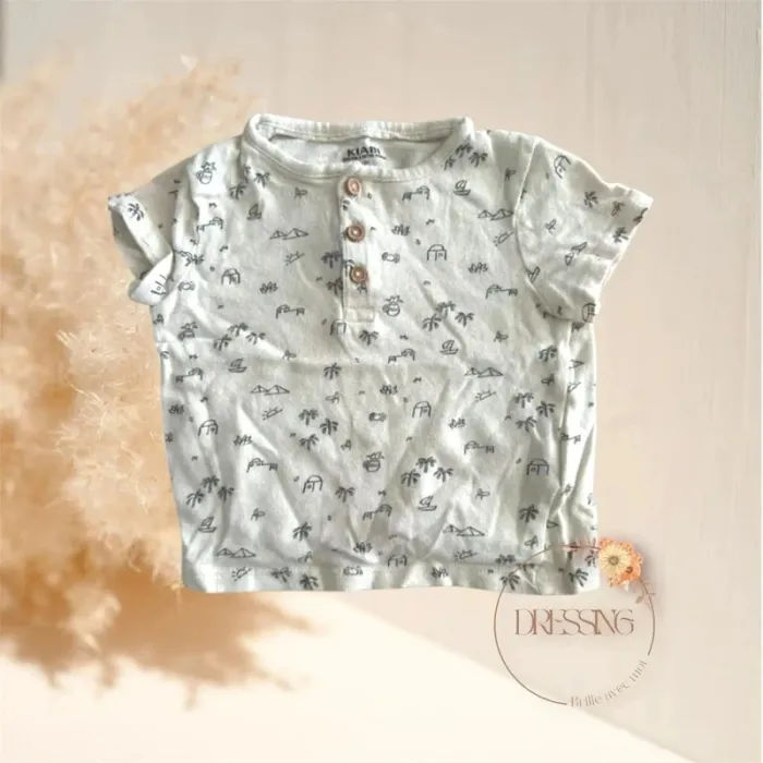 T-shirt manche courte été 12 mois 74 cm
