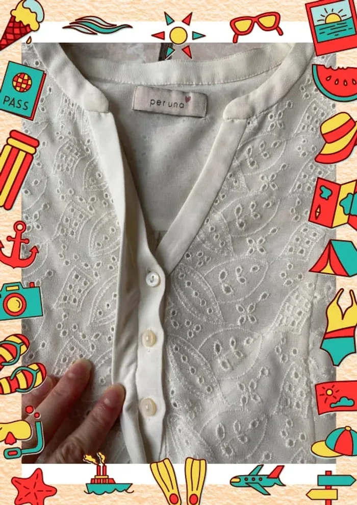 Débardeur t shirt blanc Marks & Spencer per una - photo numéro 3