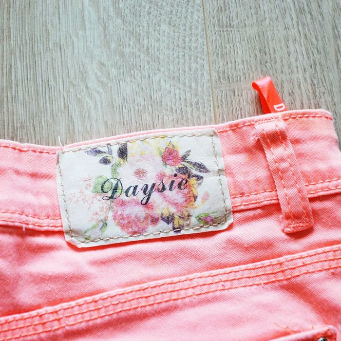 Daysie Denim Mini Short Jeans Rose Passion Femme Vintage Exclusive Collection (Taille 42) - photo numéro 11