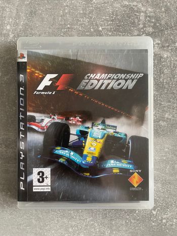 Jeu pour Sony PS3, Formula one,F1 Championship edition en français.