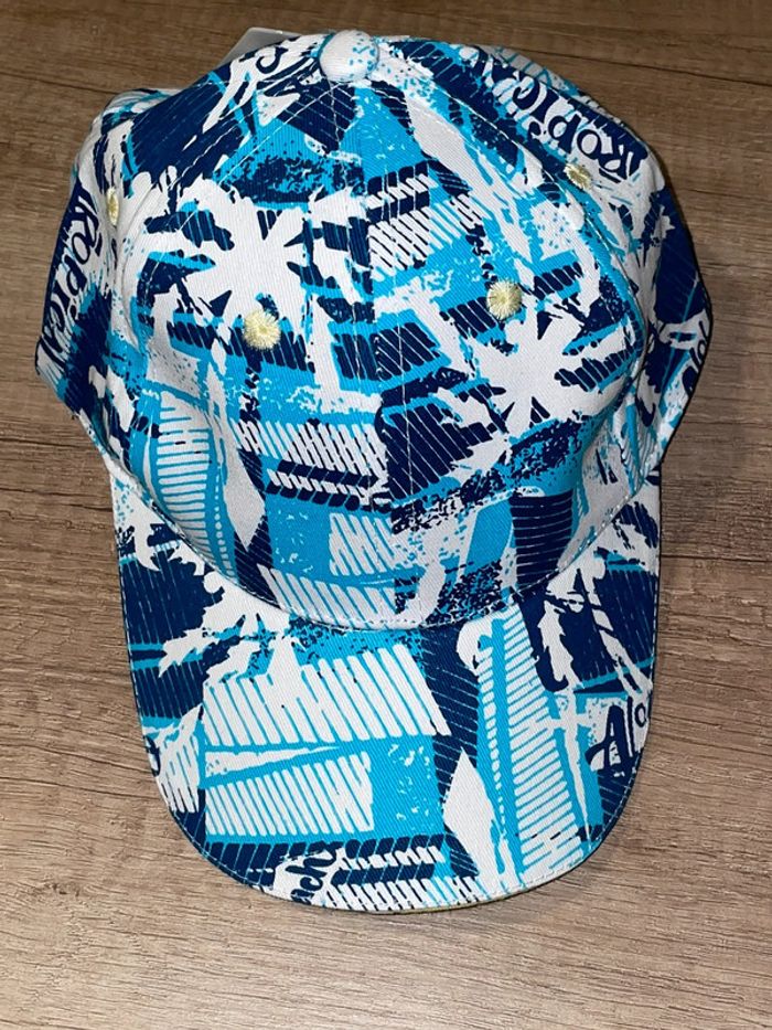 Casquette enfants bleu réglable