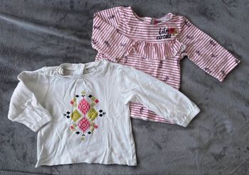 Lot de 2 t-shirts manches longues Orchestra – 12/18 mois