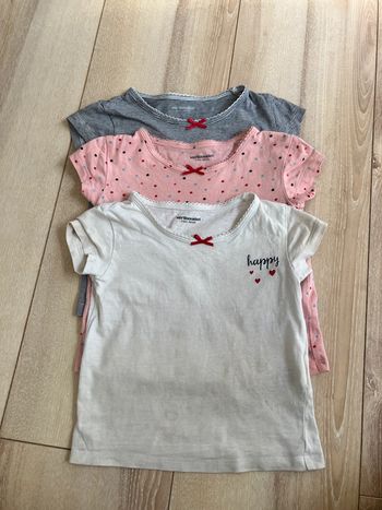 Lot 3 tee shirts Vertbaudet 2 ans