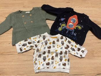 Lot 2 gilets et 1 pull